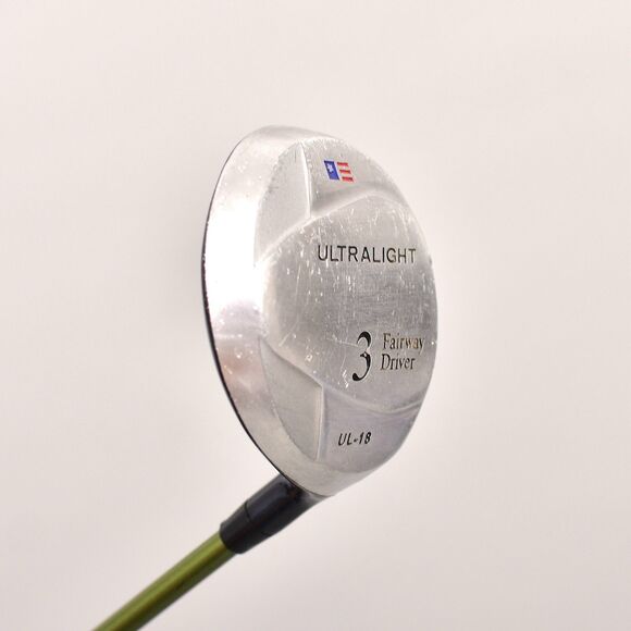 USKG ULTRALIGHT UL-18 3 FAIRWAY DRIVER WOOD 37" RH KIDPOWER 57-39 GRAPHITE GREEN - Picture 9 of 10